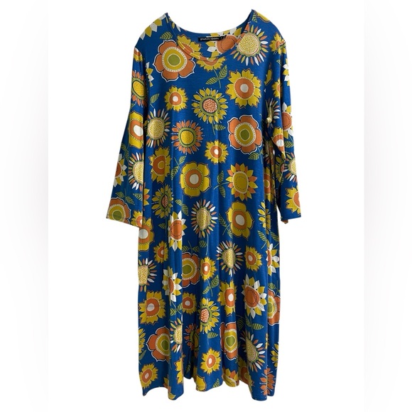 Gudrun Sjoden Sunflower Jersey Dress - Picture 2 of 5